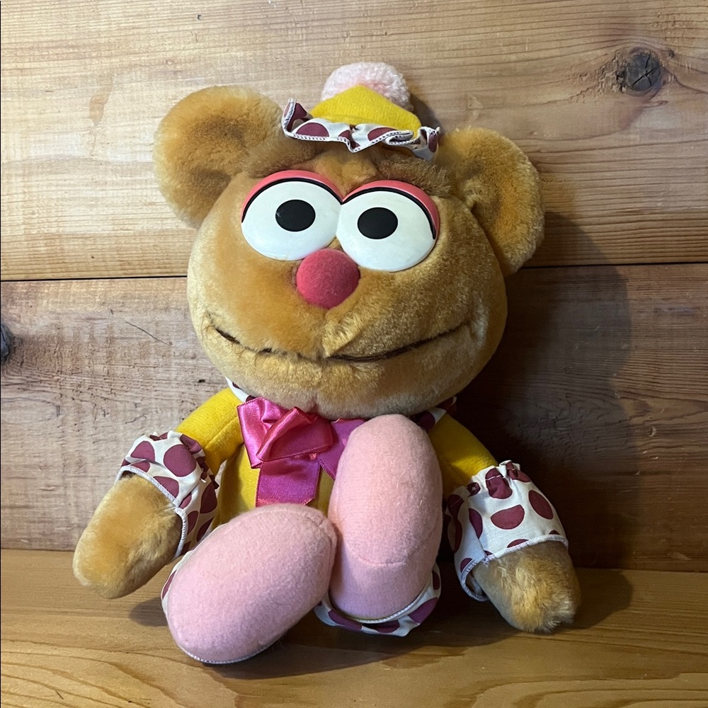 Henson Baby Fozzie The Clown Fraggle Rock Plush Dakin Muppet Babies